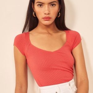 Reformation bestie top size small